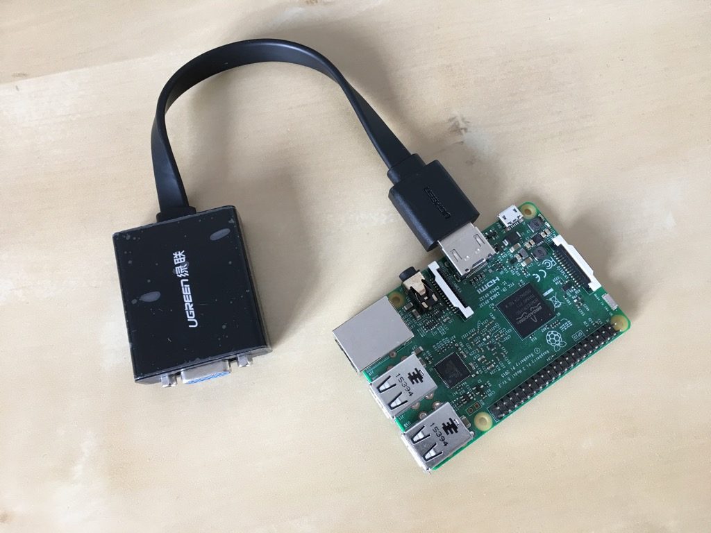Raspberry Pi am VGA Monitor betreiben
